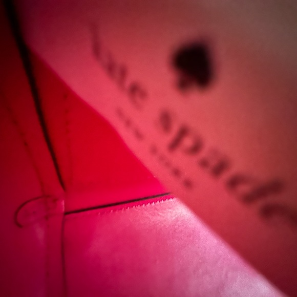 ♥️♠️ KATE SPADE ♣️♥️ARBOUR HILL CHARLINE CROSSBODY HANDBAG BLACK AND PINK - Picture 9 of 15